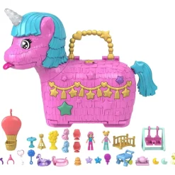 MATTEL Coleccionables Y Mini Mundos*- Polly Pocket - Cofre unicornio Partyland juguete - (Varios modelos)