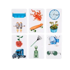 MATTEL GAMES Friki Zone|Juegos Y Puzzles*- Pic Flip - Juego de Cartas