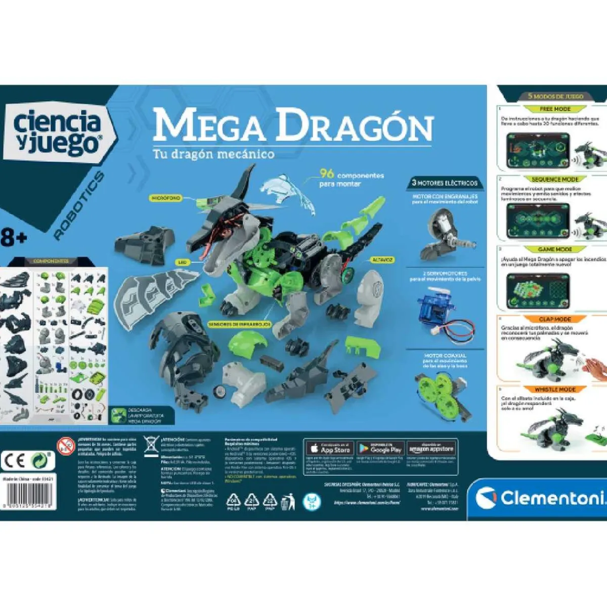 CLEMENTONI Steam*Mega Dragón