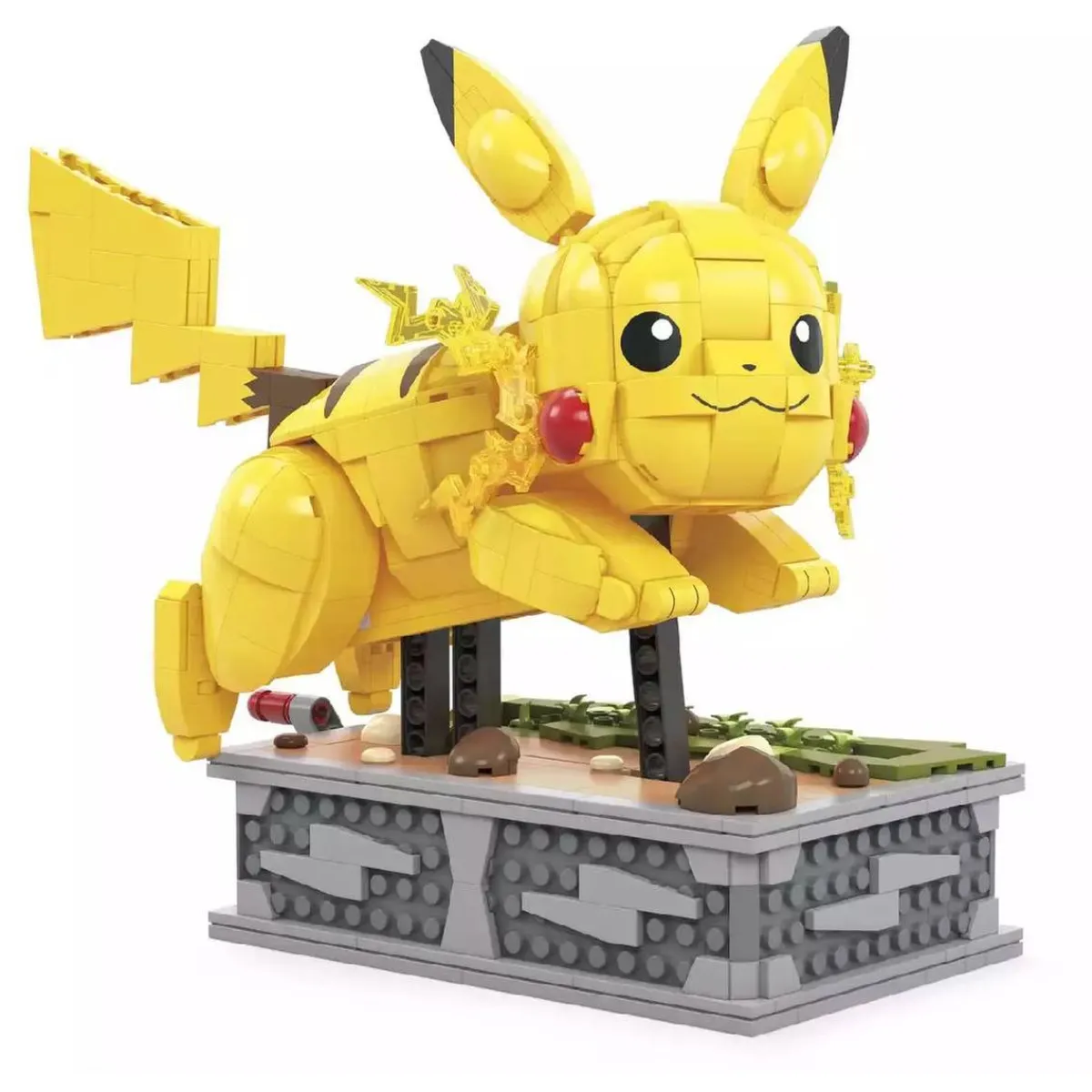 MATTEL Juguetes De Construcción*MEGA Pokémon - Juego de construcción Pikachu en movimiento
