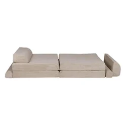 MEOWBABY Entretenimiento·Hamacas Y Columpios|Estilo De Vida*- Sofá de pana Premium infantil beige