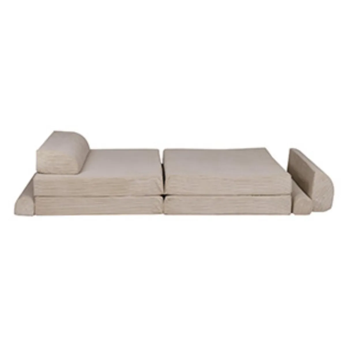 MEOWBABY Entretenimiento·Hamacas Y Columpios|Estilo De Vida*- Sofá de pana Premium infantil beige