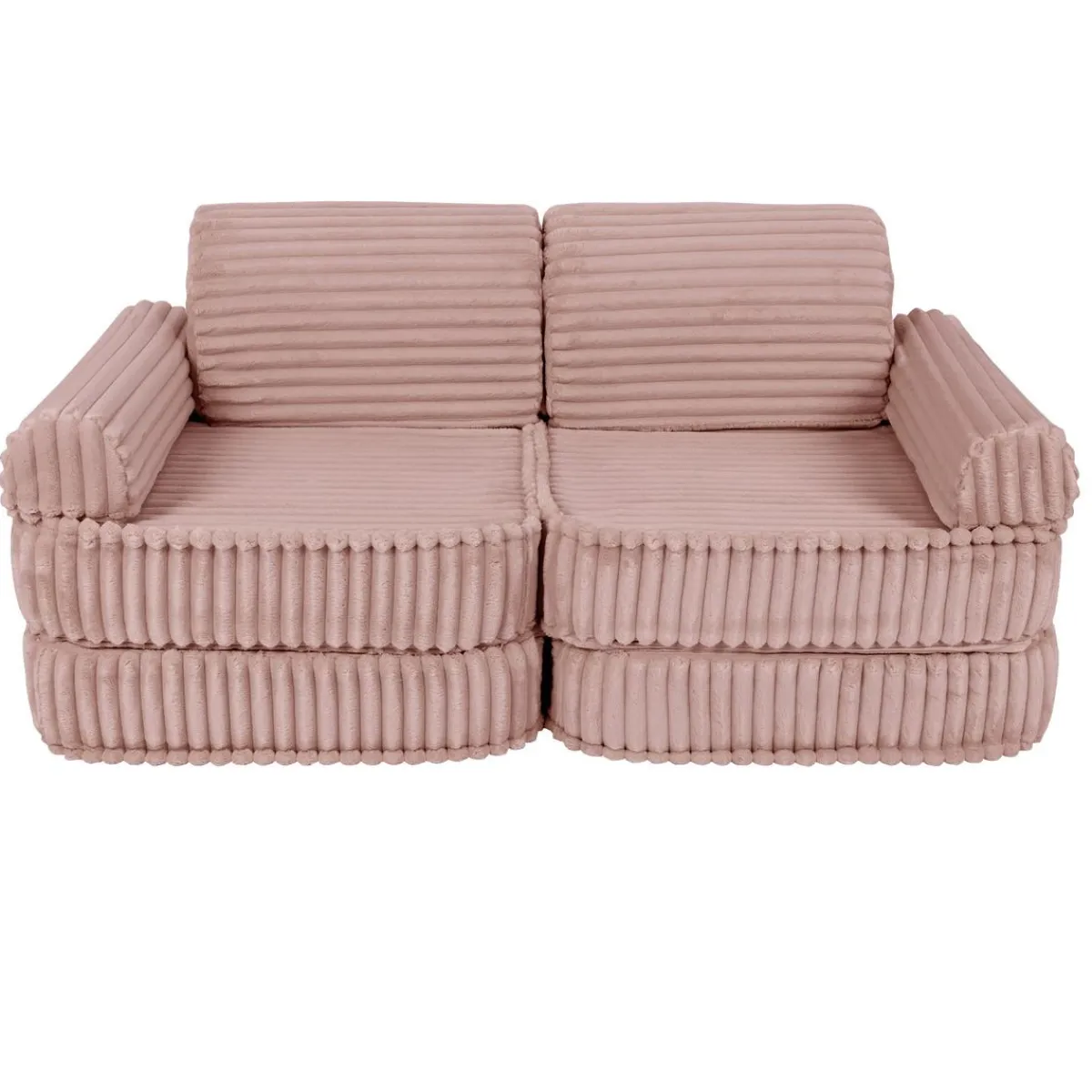 MEOWBABY Entretenimiento·Hamacas Y Columpios|Estilo De Vida*- Sofá Infantil Churros Pocket Plus Color Rosa Ruby Chocolate