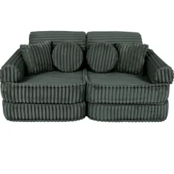 MEOWBABY Entretenimiento·Hamacas Y Columpios|Estilo De Vida*- Sofá Infantil Churros Pocket Plus Color Verde Pine Forest