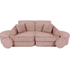 MEOWBABY Entretenimiento·Hamacas Y Columpios|Estilo De Vida*- Sofá Infantil Churros Pocket Max Color Rosa Chocolate