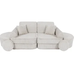 MEOWBABY Entretenimiento·Hamacas Y Columpios|Estilo De Vida*- Sofá Infantil Churros Pocket Max Color Blanco Algodón