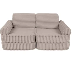 MEOWBABY Entretenimiento·Hamacas Y Columpios|Estilo De Vida*- Sofá Infantil Churros Pocket Plus Color Beige Pebble