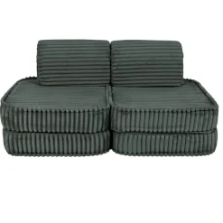 MEOWBABY Entretenimiento·Hamacas Y Columpios|Estilo De Vida*- Sofá Infantil Churros Pocket Basic Color Verde Pine Forest