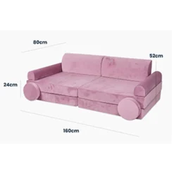 MEOWBABY Entretenimiento·Hamacas Y Columpios|Estilo De Vida*- Sofá Premium infantil rosa