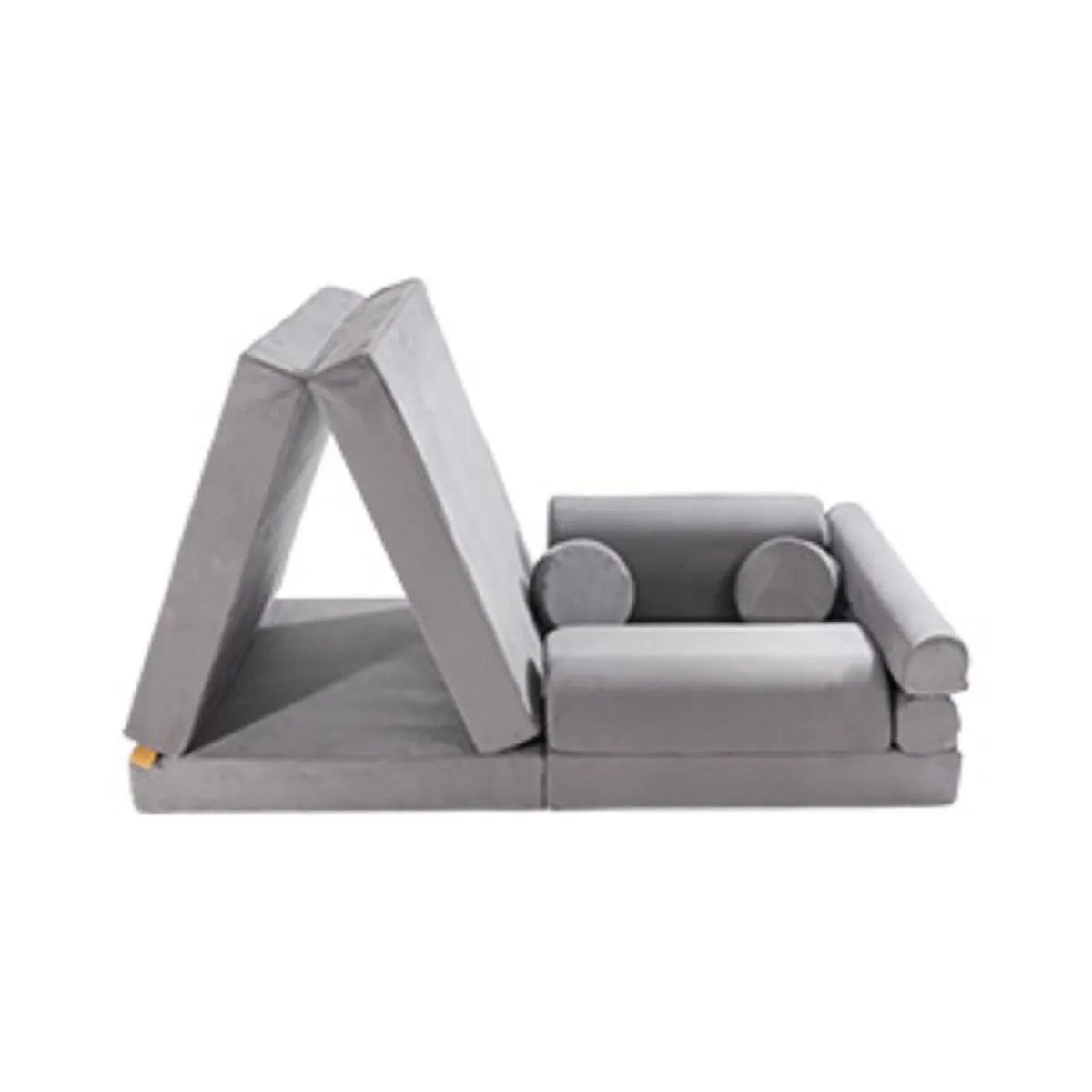 MEOWBABY Entretenimiento·Hamacas Y Columpios|Estilo De Vida*- Sofá Premium infantil gris