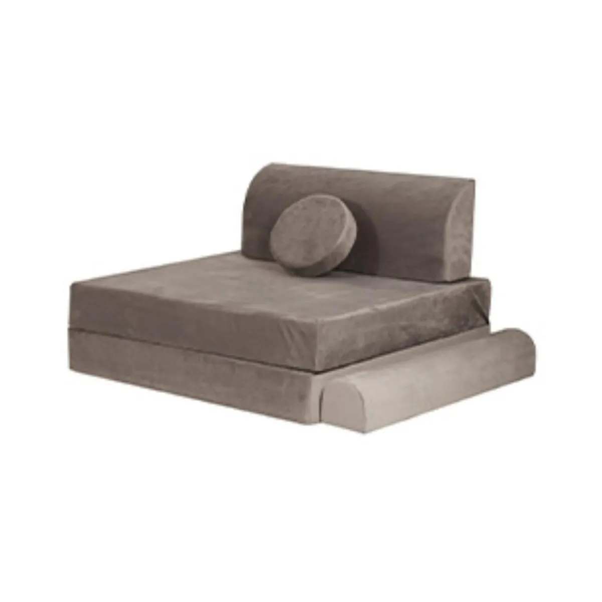 MEOWBABY Entretenimiento·Hamacas Y Columpios|Estilo De Vida*- Sofá Premium infantil gris