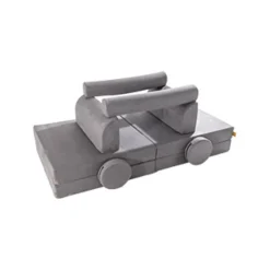 MEOWBABY Entretenimiento·Hamacas Y Columpios|Estilo De Vida*- Sofá Premium infantil gris