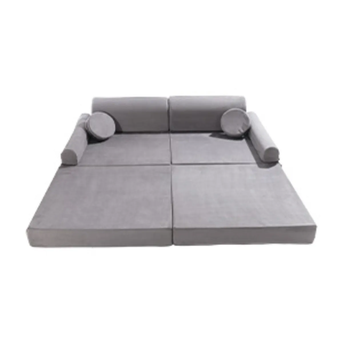 MEOWBABY Entretenimiento·Hamacas Y Columpios|Estilo De Vida*- Sofá Premium infantil gris