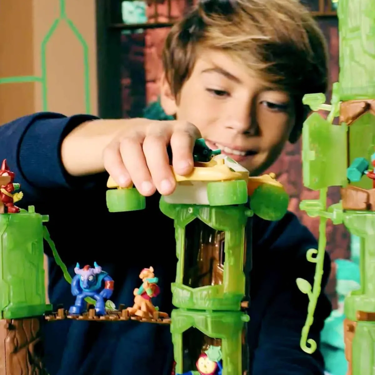 IMC Figuras De Acción*Metazells - Mega pack 7 figuras + 2 troncos serie 1