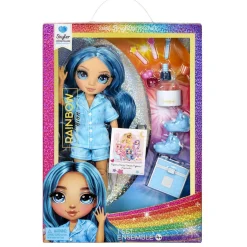 RAINBOW HIGH Muñecas*MGA - Junior High PJ Party Muñeca Skyler Blue ㅤ