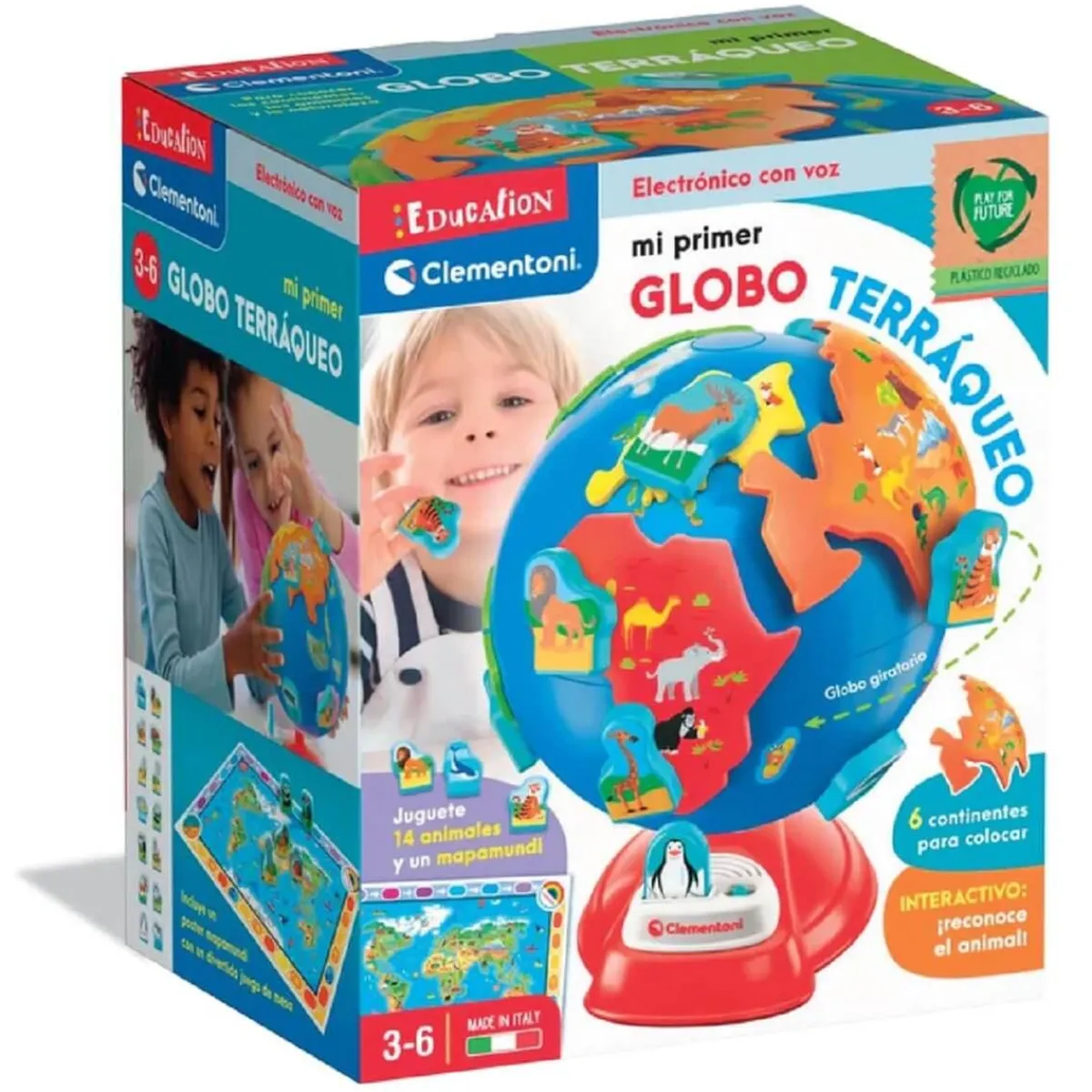 CLEMENTONI Steam*Mi primer globo terráqueo