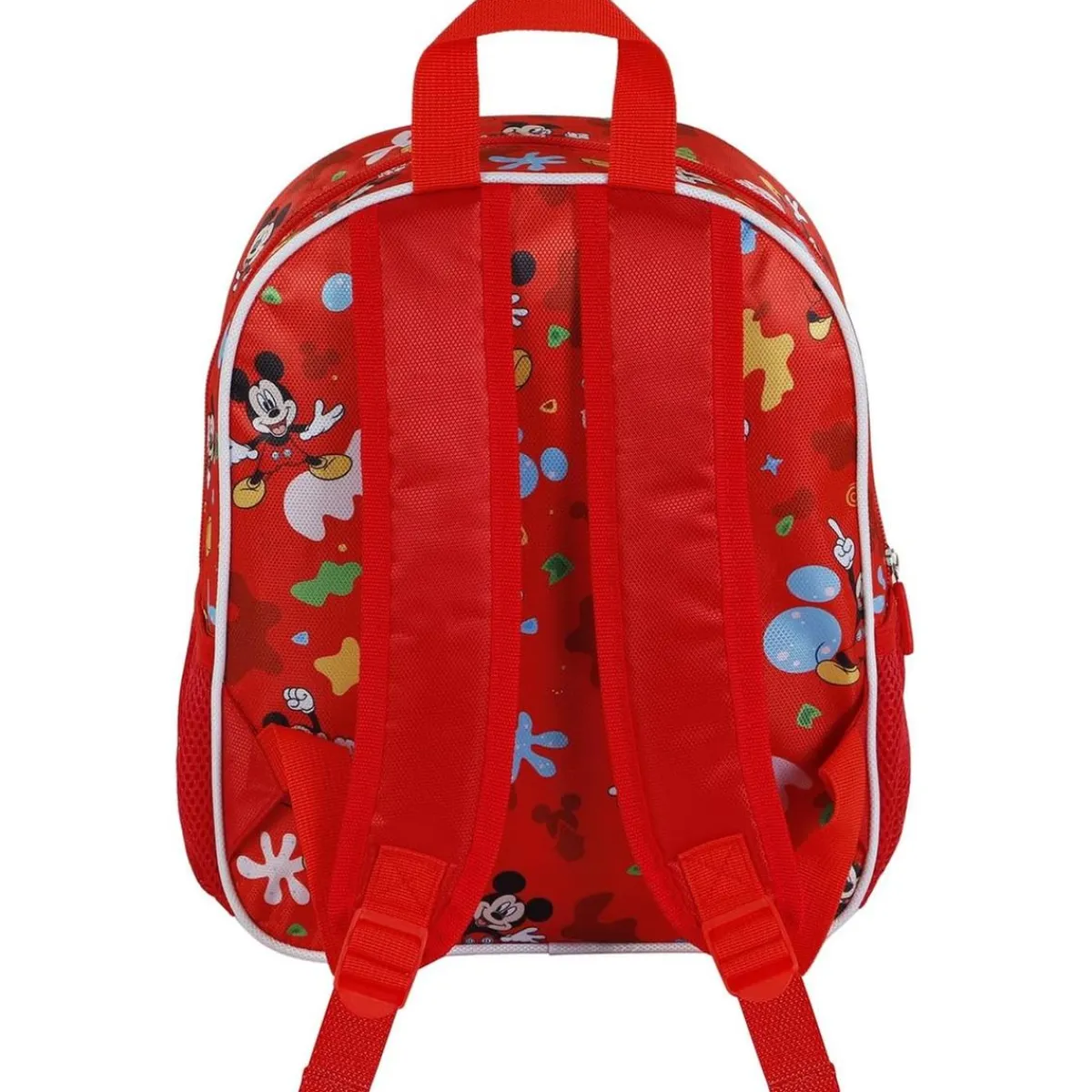 KARACTER MANIA Material Escolar*Mickey Mouse - Mochila Preescolar 3D Compacta Roja ㅤ