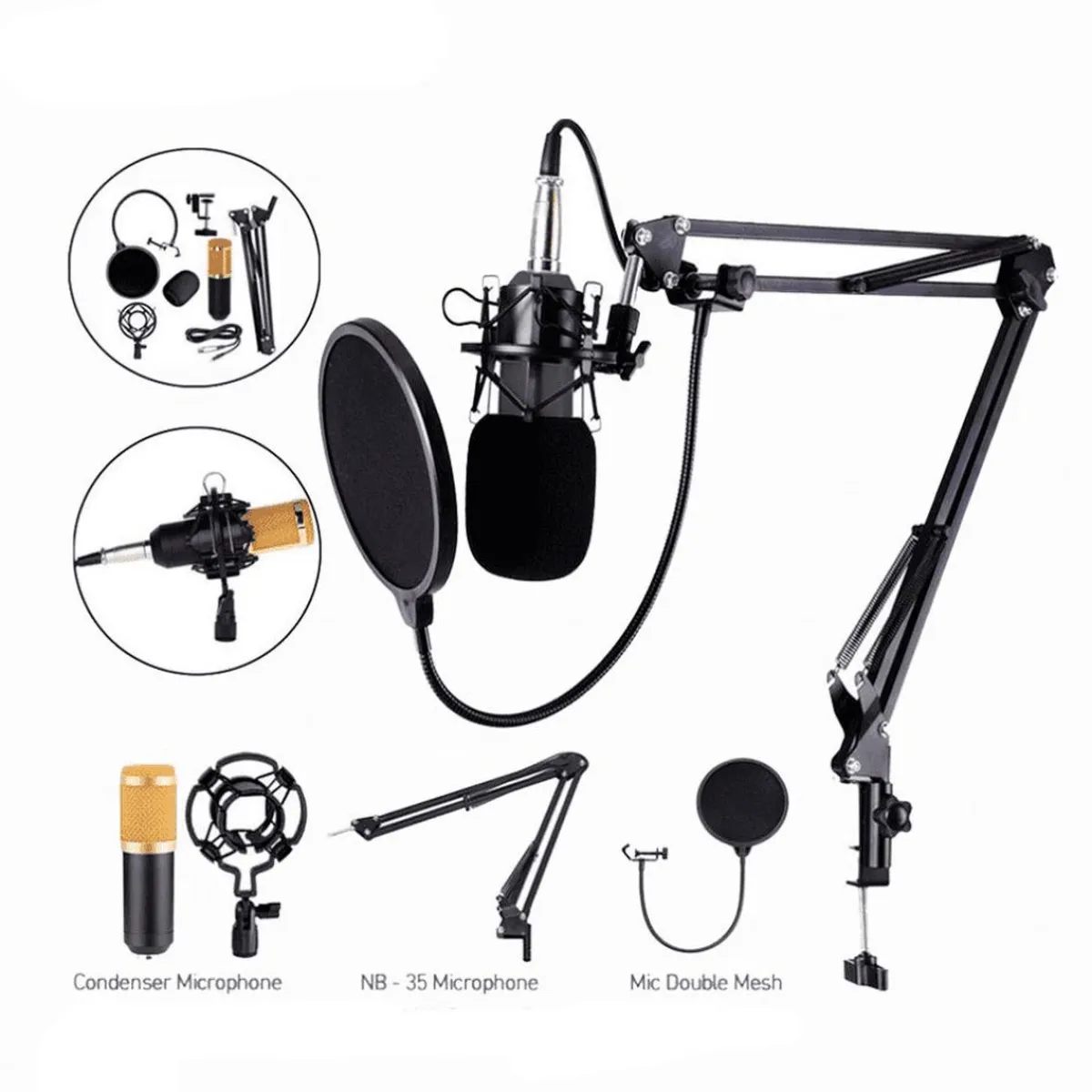 KLACK EUROPE Figuras De Acción|Música*Micrófono condensador profesional BMKLACK 800