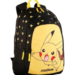 POKEMON Material Escolar*Minecraft - - Mochila escolar Pikachu adaptable, unisex, multicolor