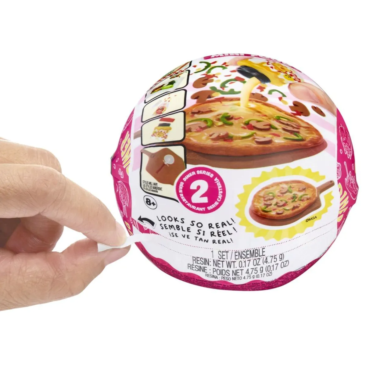 TOYS "R" US Coleccionables Y Mini Mundos*Miniverse - Cápsula sorpresa Mini Food: Diner for Sidekick: Serie 2A