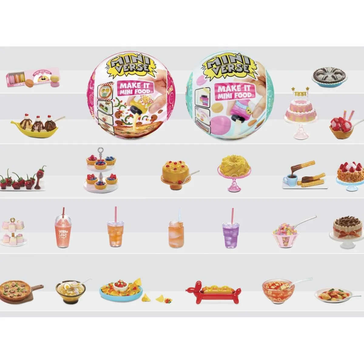 TOYS "R" US Coleccionables Y Mini Mundos*Miniverse - Cápsula sorpresa Mini Food: Diner for Sidekick: Serie 2A