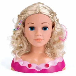 MISS FASHION Muñecas*- Busto para peinar y maquillar con accesorios