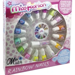 TOYS "R" US Estilo De Vida*Miss Fashion - Estuche Manicura 16 Esmaltes Purpurina ㅤ