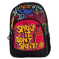 RANKING Material Escolar*Mochila 2 compartimentos Graffiti