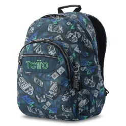 TOTTO Material Escolar*Mochila Acuareles - Button