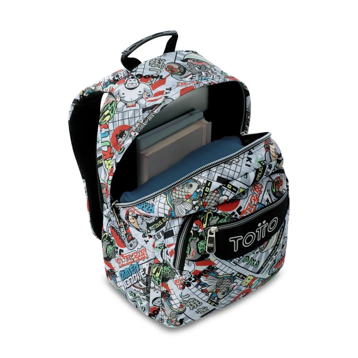 TOTTO Material Escolar*Mochila Acuareles - Ramen