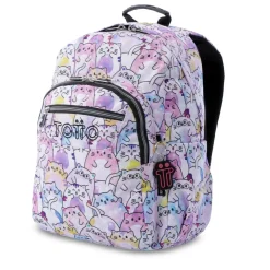 TOTTO Material Escolar*Mochila Acuareles Glitter - Paws