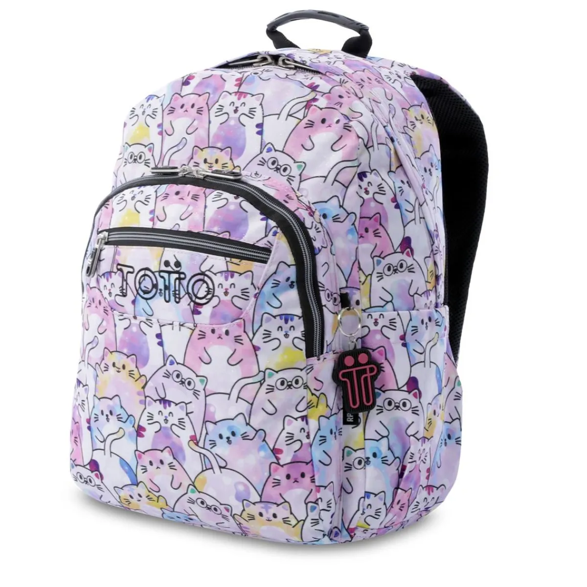 TOTTO Material Escolar*Mochila Acuareles Glitter - Paws