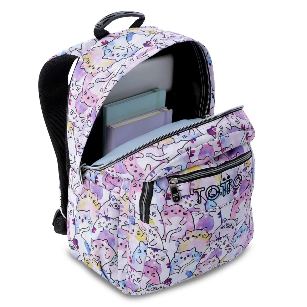 TOTTO Material Escolar*Mochila Acuareles Glitter - Paws