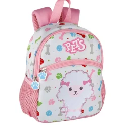 TOYS "R" US Material Escolar*Mochila Pets Puddeel de poliéster multicolor 26x21x9 cm