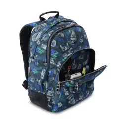 TOTTO Material Escolar*Mochila Rayol - Button