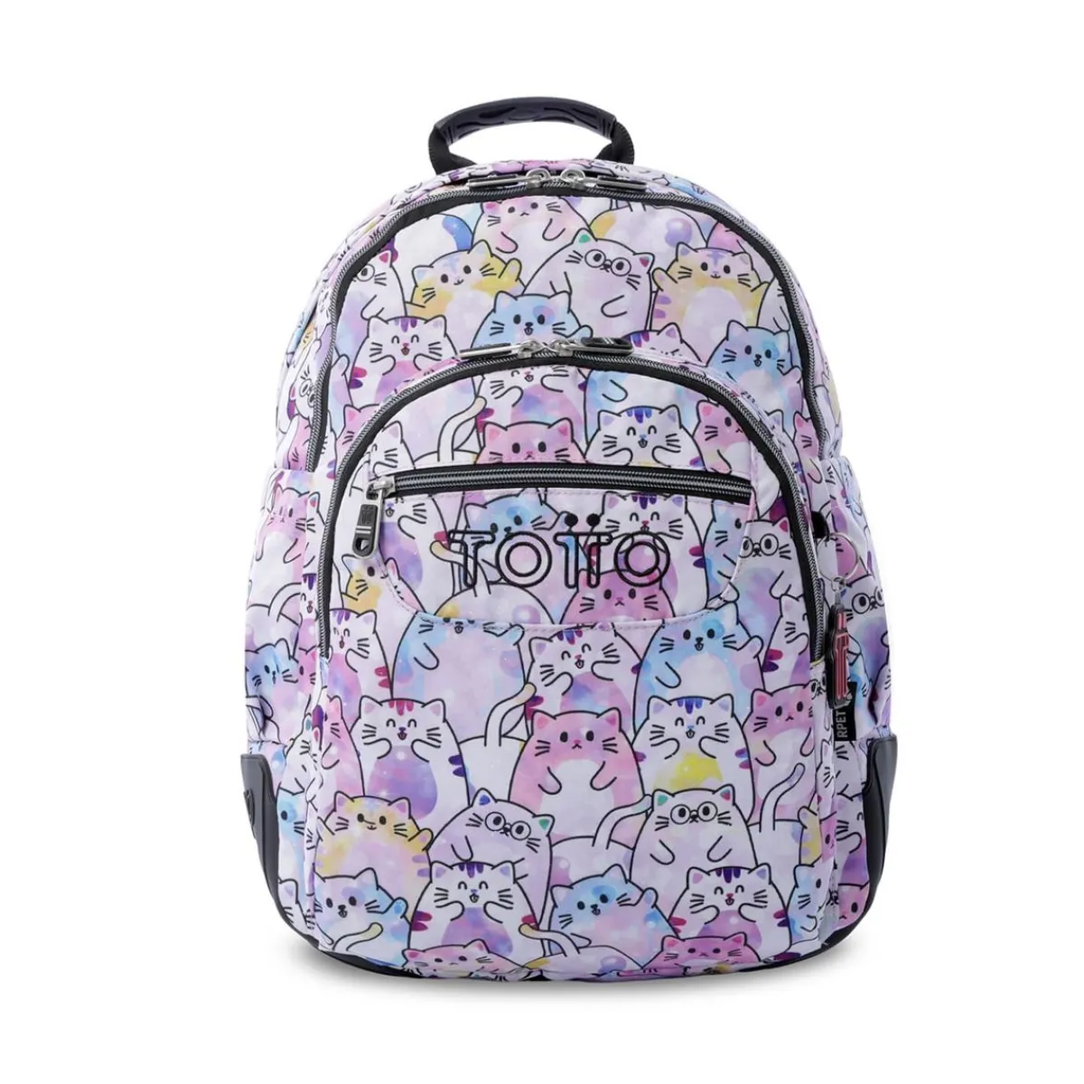 TOTTO Material Escolar*Mochila Rayol Glitter - Paws