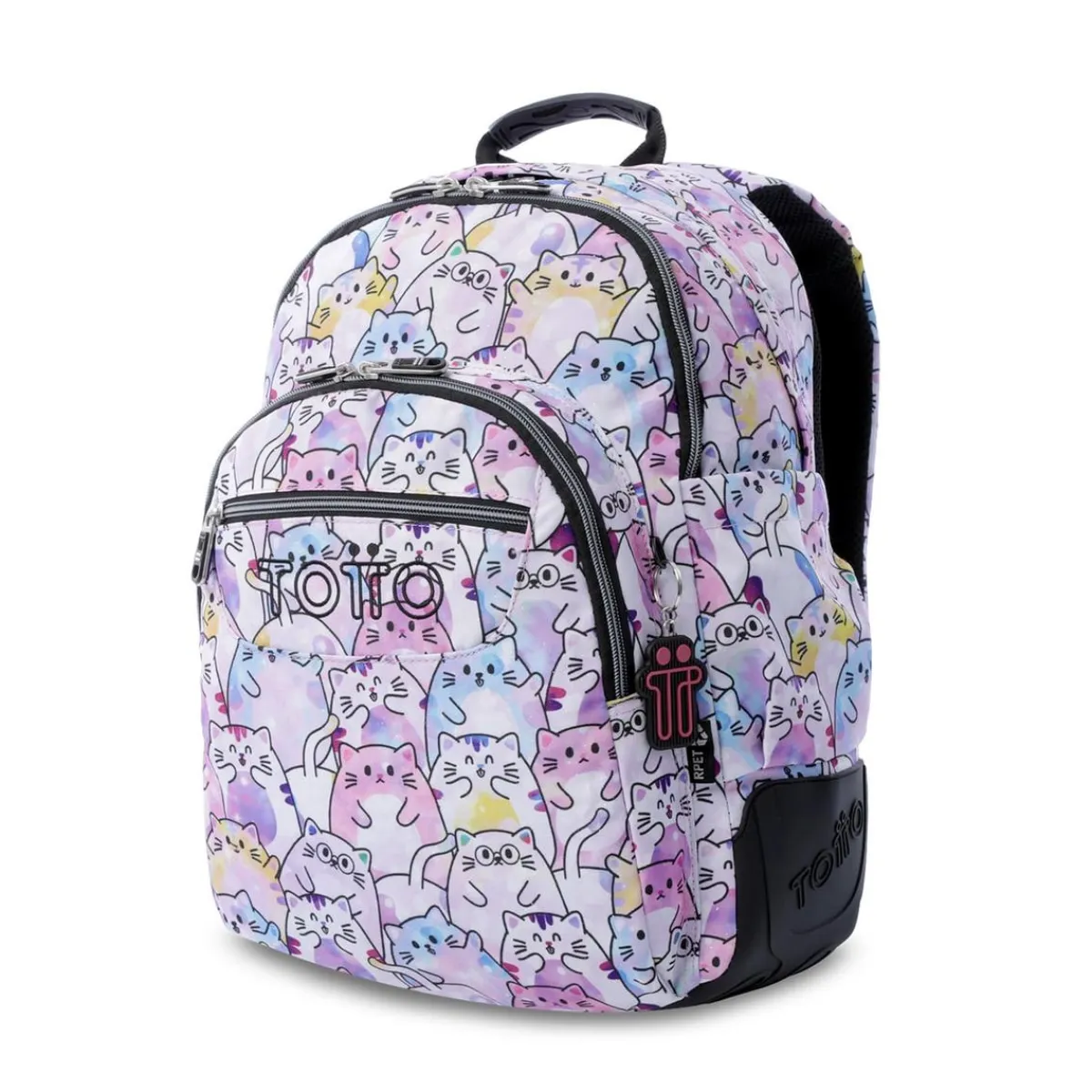TOTTO Material Escolar*Mochila Rayol Glitter - Paws