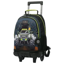TOTTO Material Escolar*Mochila Rue Bomper Monster Race M