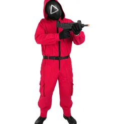 Funidelia Disfraces|Halloween*Mono El Juego del Calamar oficial Netflix para adulto XXL