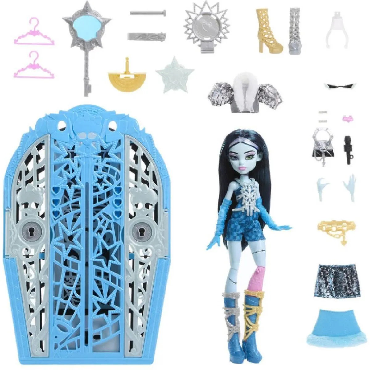 MONSTER HIGH Muñecas*- Frankie Stein - Armario Skulltimate Secrets