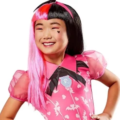 RUBIE'S Disfraces|Halloween*Monster High - Peluca Draculaura para niñas, talla standard para carnaval, navidad, cumpleaños y Halloween