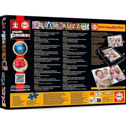 EDUCA BORRAS Juegos Y Puzzles*Monster High - Puzzle de 1000 piezas Monster High para adultos, 68 x 48 cm y cola Fix incluida ㅤ