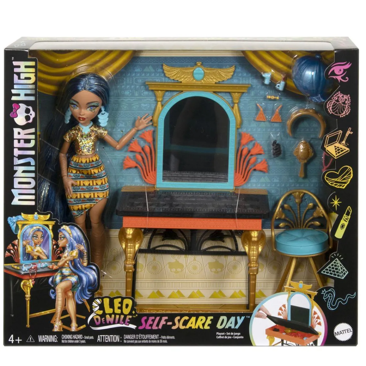 MATTEL Muñecas*Monster High - Self-Scare Day - Muñeca Cleo De Nile