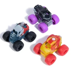 MONSTER JAM Vehículos Y Circuitos*- Pack 3 Mini vehículos Marvel (varios modelos)