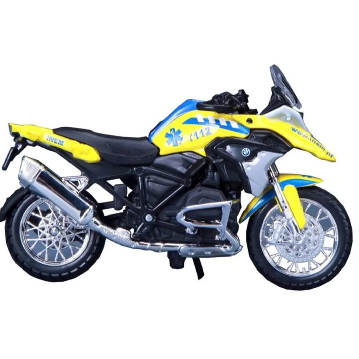 BBURAGO Vehículos Y Circuitos*Moto Inem escala de 1:18