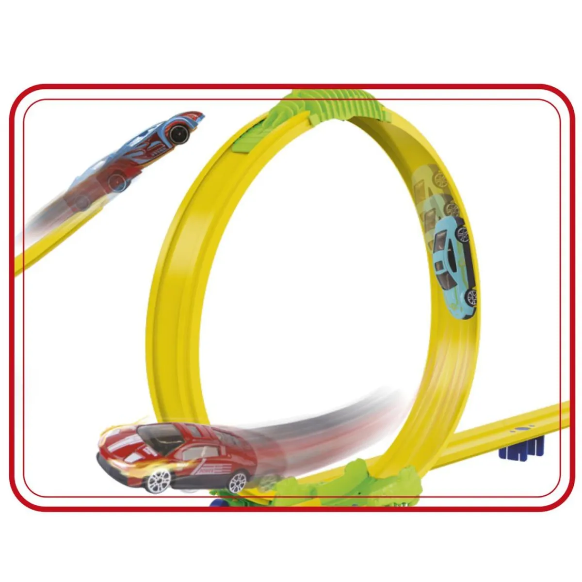 MOTOR & CO Vehículos Y Circuitos*- Pista y Porta Coches Cocodrilo