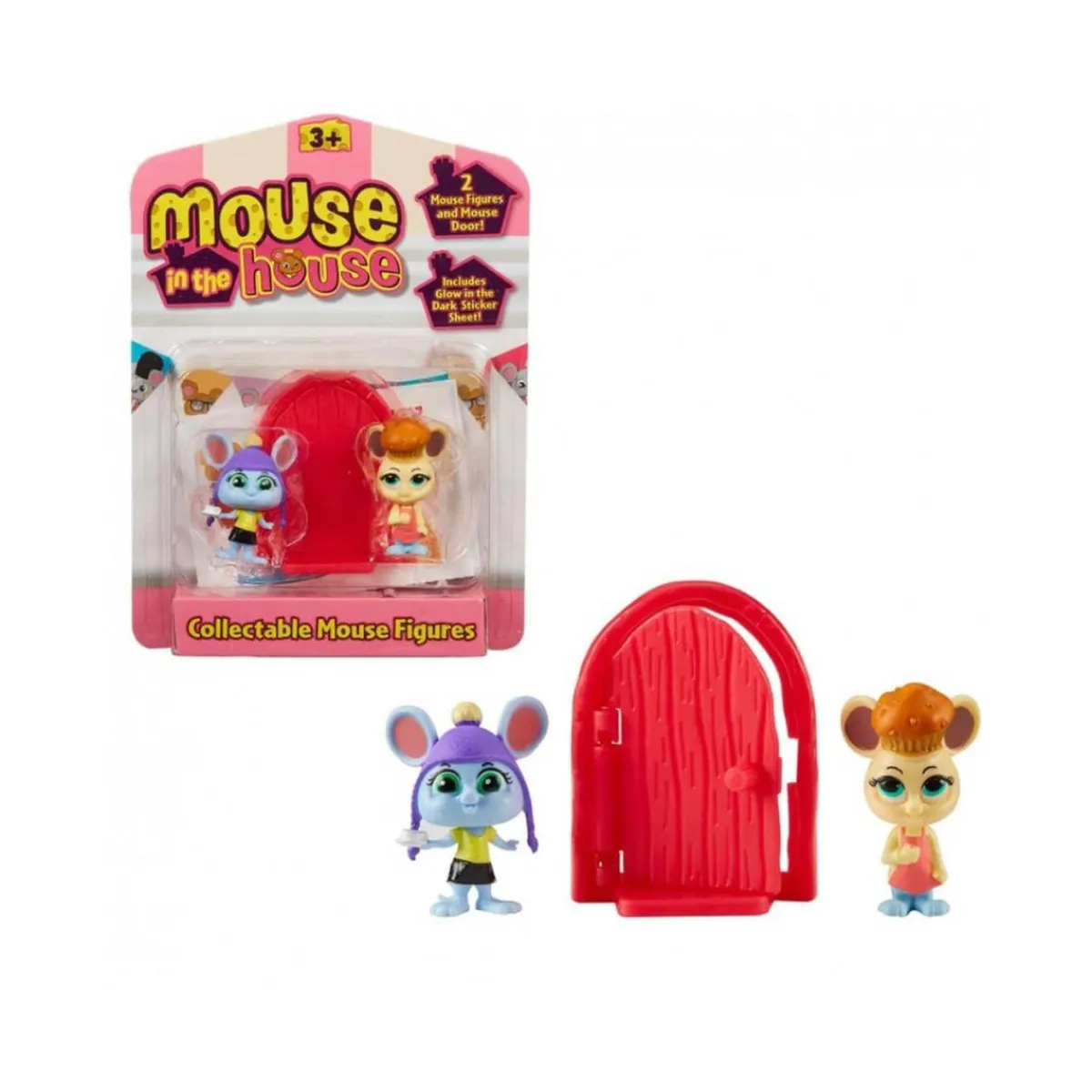 BANDAI Coleccionables Y Mini Mundos*Mouse in the House - Pack de 2 figuras (varios modelos)