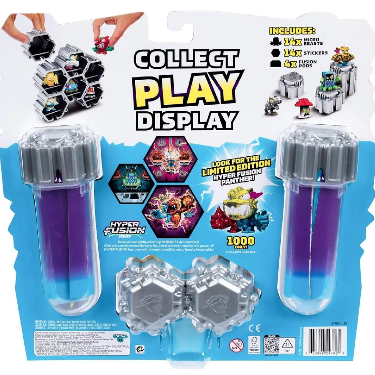 BEAST LAB Figuras De Acción*Mr. Swarms - Pack 14 Figuras Coleccionables (Varios modelos)