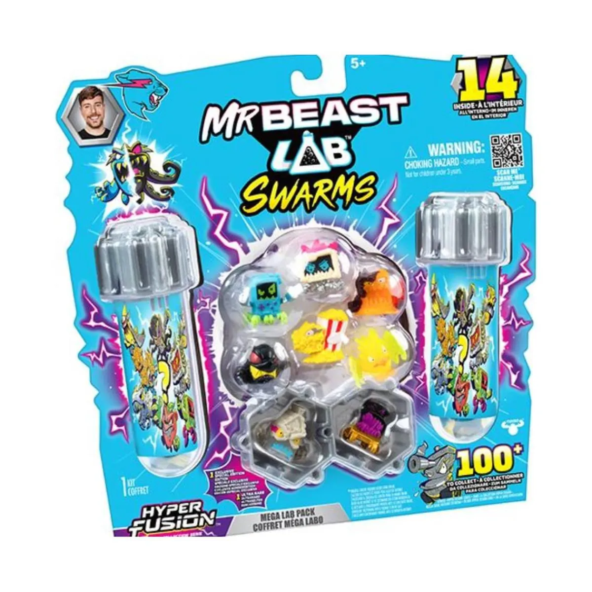 BEAST LAB Figuras De Acción*Mr. Swarms - Pack 14 Figuras Coleccionables (Varios modelos)