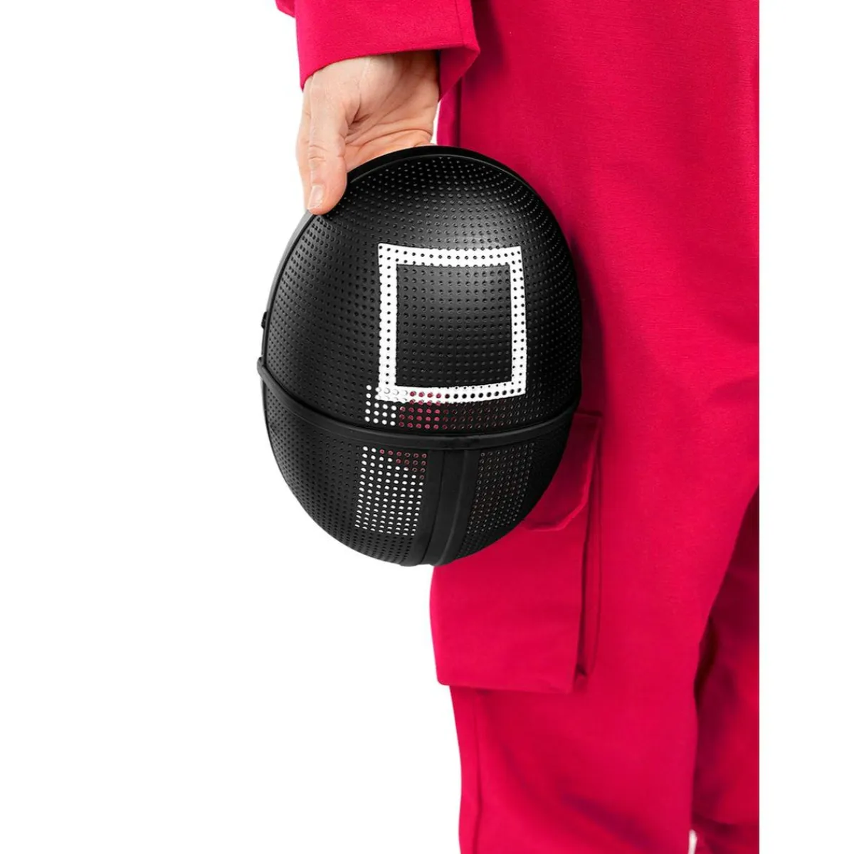 Funidelia Halloween|Disfraces*Máscara el Juego del Calamar cuadrado - Oficial Netflix